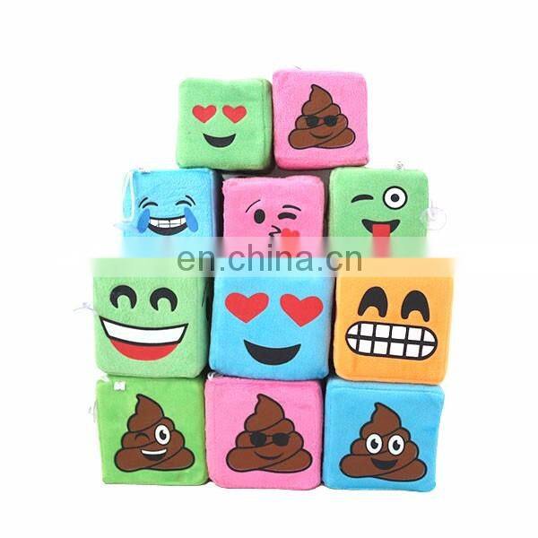 Wholesale Emoji Key Chain Custom Plush Toy Emotion Keychain Fancy Gift Custom Toy Cheap Keychain