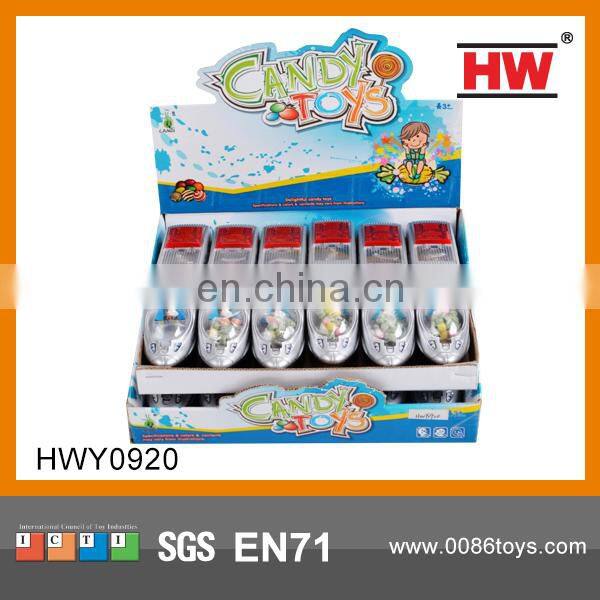 Cheap Promotional Toy Truck Plastic Candy Toys For Kids