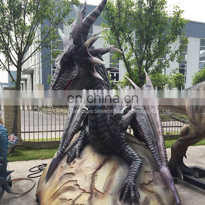 Mechanical Dragon Statue LifeSize Animal Model
