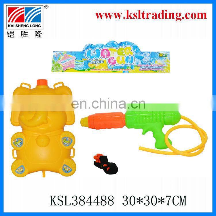kids plastic backpack pumping water gun