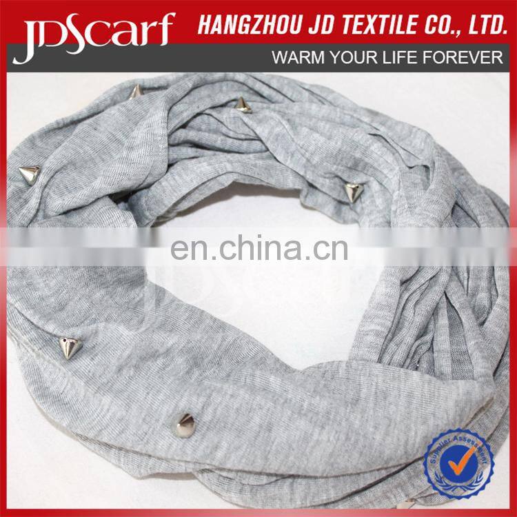 scarf accessories jewelry solid color with rivet scarf jewelry