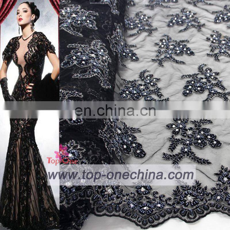 2016 3d flower tull lace fabric african/african tulle lace fabric /french tulle net lace for aso oke wedding party