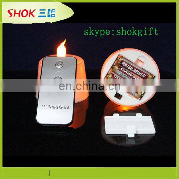 newest hot sale led battery remote control led candle