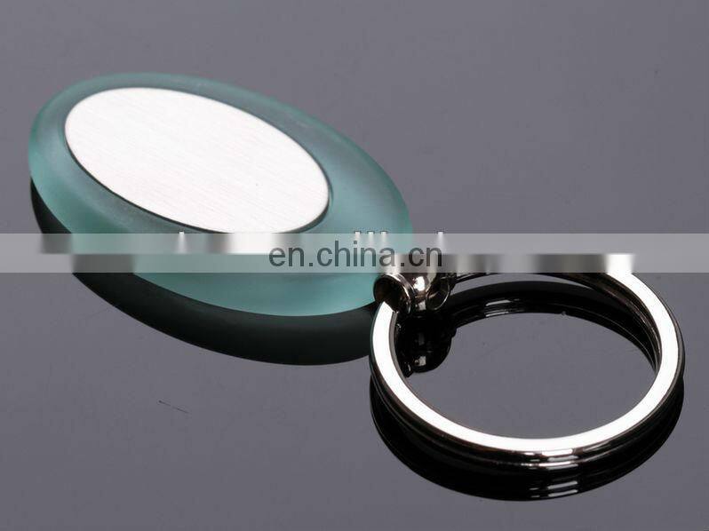 HEART SHAPE ACRYLIC KEYCHAIN SOUVENIR METAL