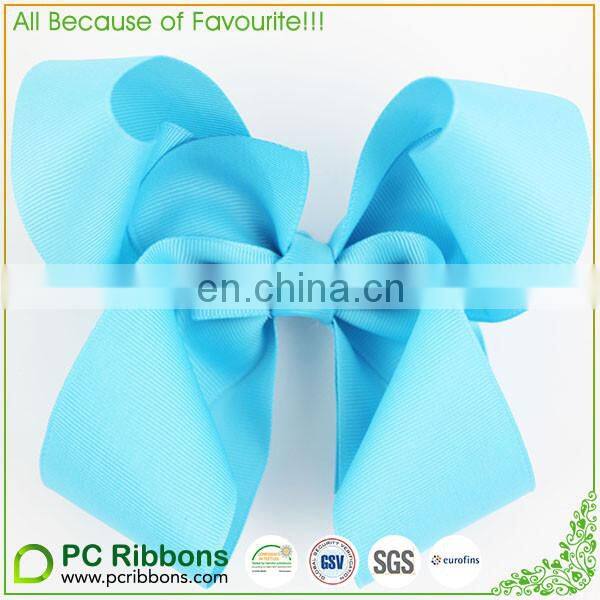 6 inch big ribbon hair bows