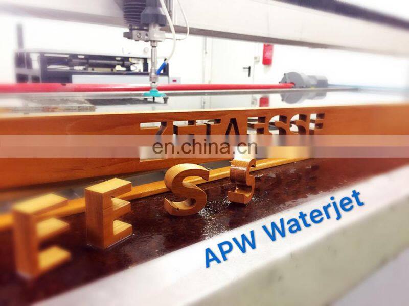 Auto Abrasive Delivery System APW Supercharger Waterjet Cutting Machine Water Jet Cutting Pipes