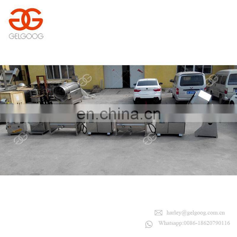 Hot Selling High Speed Frozen Fresh Fries Production Semi-Automatic Potato Chips Making Machine