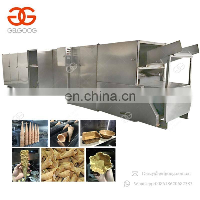 Sugar Snow Cone Baking Roller Waffle Cup Bowl Baker Rolled Ice Cream Cone Making Machine With Best Price