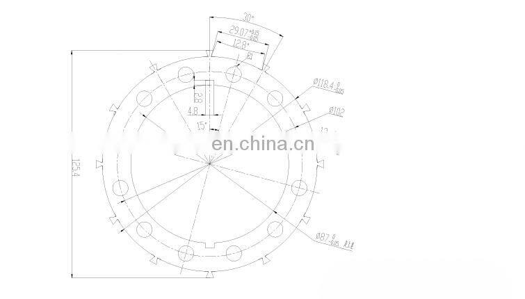 Custom brushless dc motor assembly 250mm big dimension stator winding coild