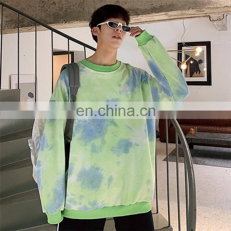 Tie Dye Oversize with Rulex Crewneck Unisex Mens Womens Hoodies Sweatshirt