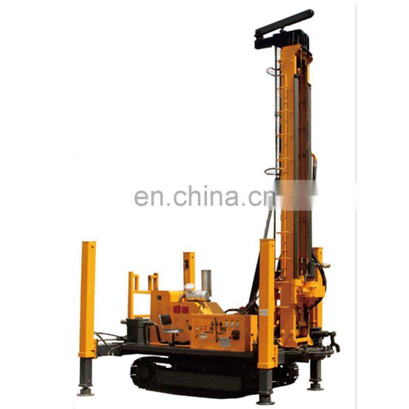 Self-walking compressor borewell drilling machine with factory sale