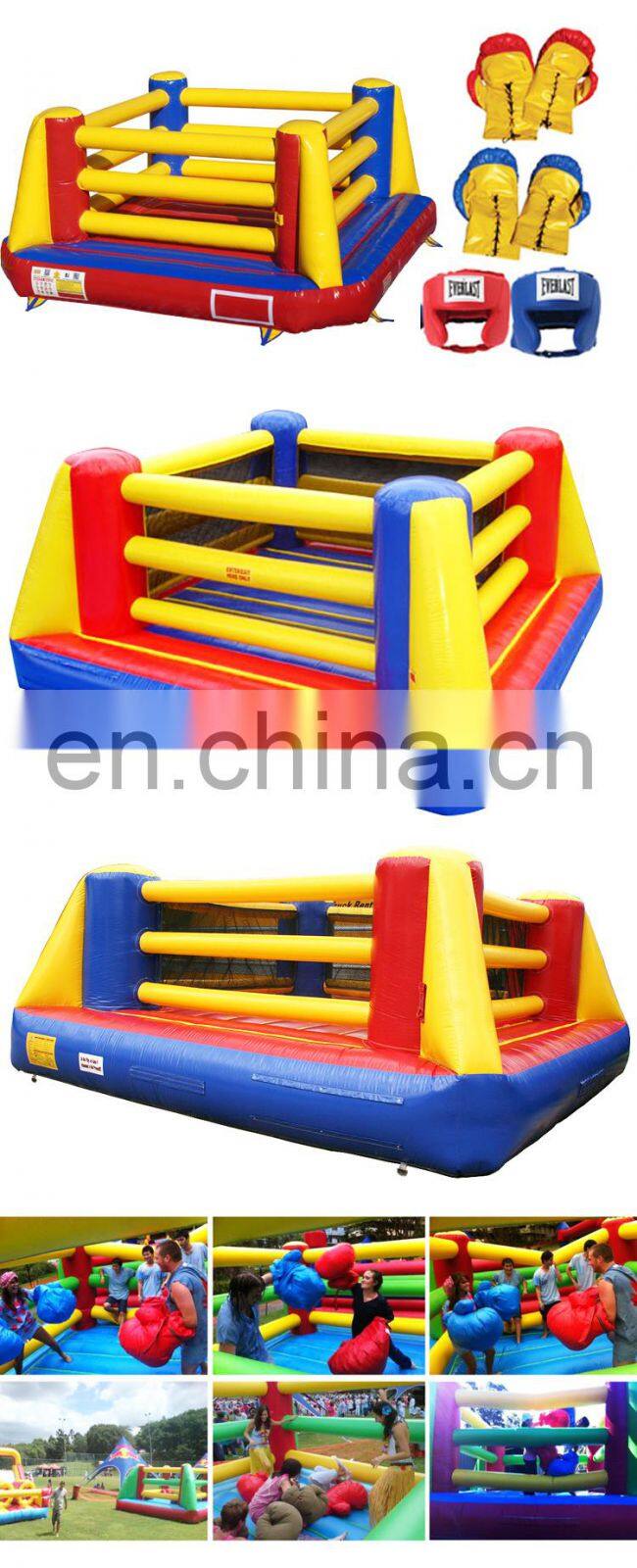 Inflatable Boxing Ring Fighting Boxing Ring Air Inflatable Bouncy Boxing Ring Wrestling Game For Kids
