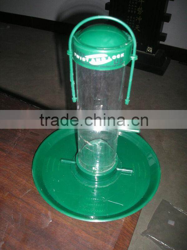 plastic tube wild bird seeds feeder