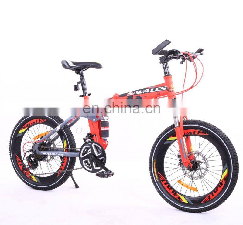 Good quality hot selling steel frame foldable 18 inch children bike with disc brake