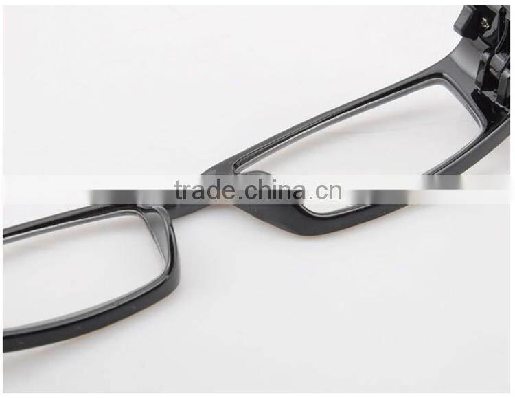 Ultra Bright Dual LED Lighted Up Map Book Readers Reading Black Full Frame Eye Glasses Eyeglass Spectacle Diopter Magnifier Ligh