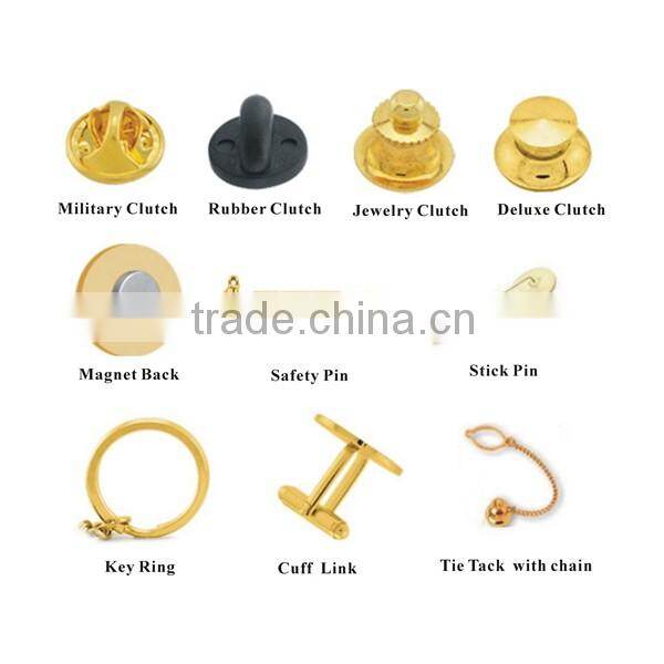 Custom design high quality cloisonne hard enamel filled Ethiopia Flag Lapel Pin