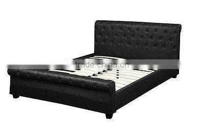 Bedroom Furniture Modern Design Cream Leather Big Bed Modern Bed Designs For Hotel