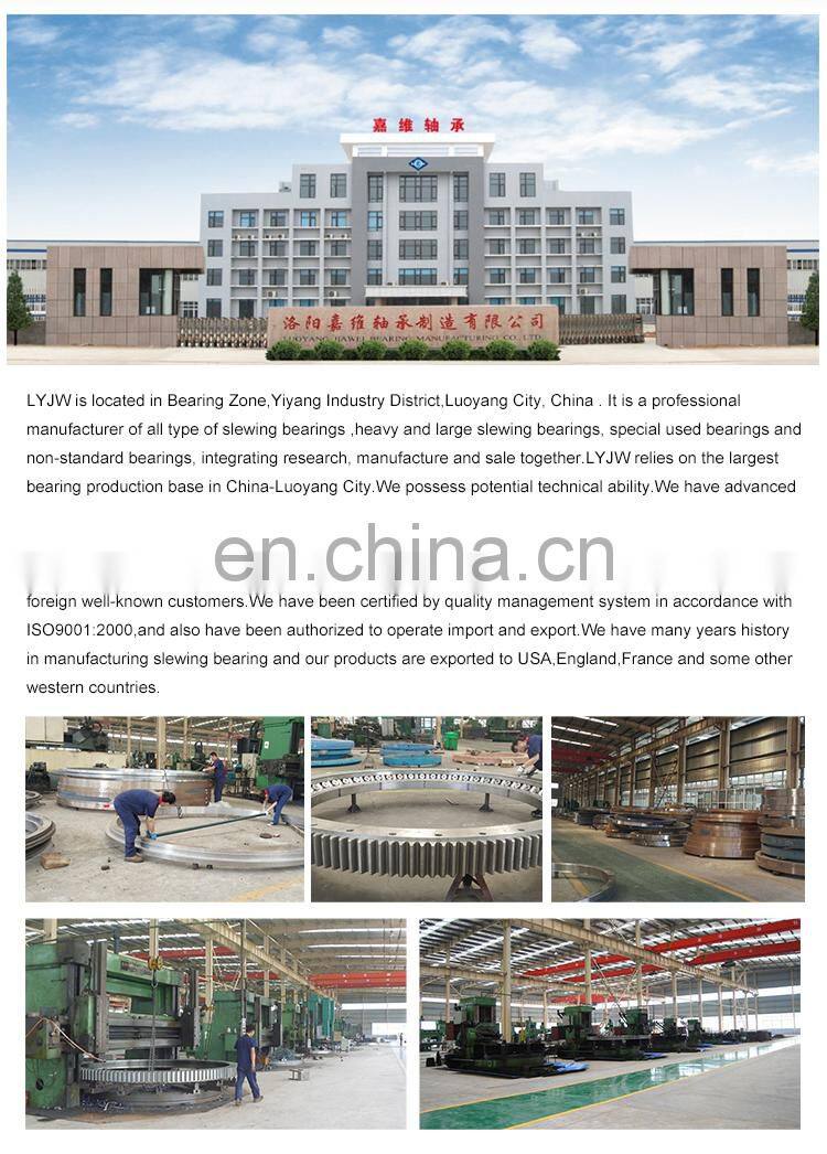 China supplier good quality small turntable bearing with gear LYJW-061.20.844