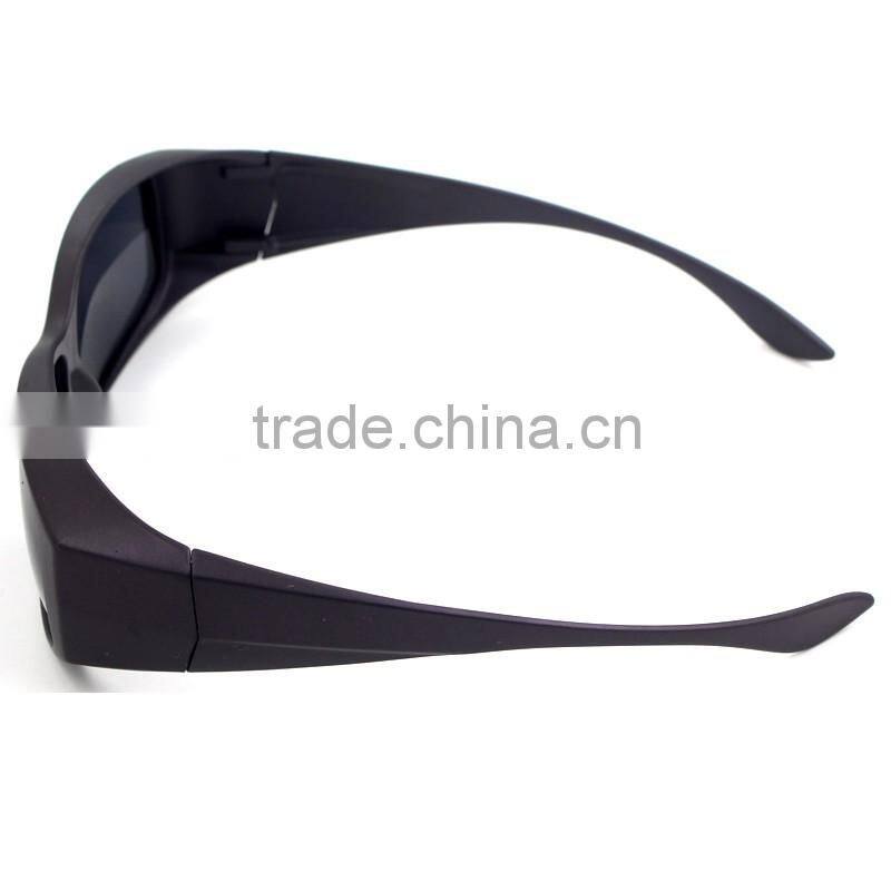 Vintage custom frame dark lens sunglasses black frame cycling driving fishing running riding outdoor sports