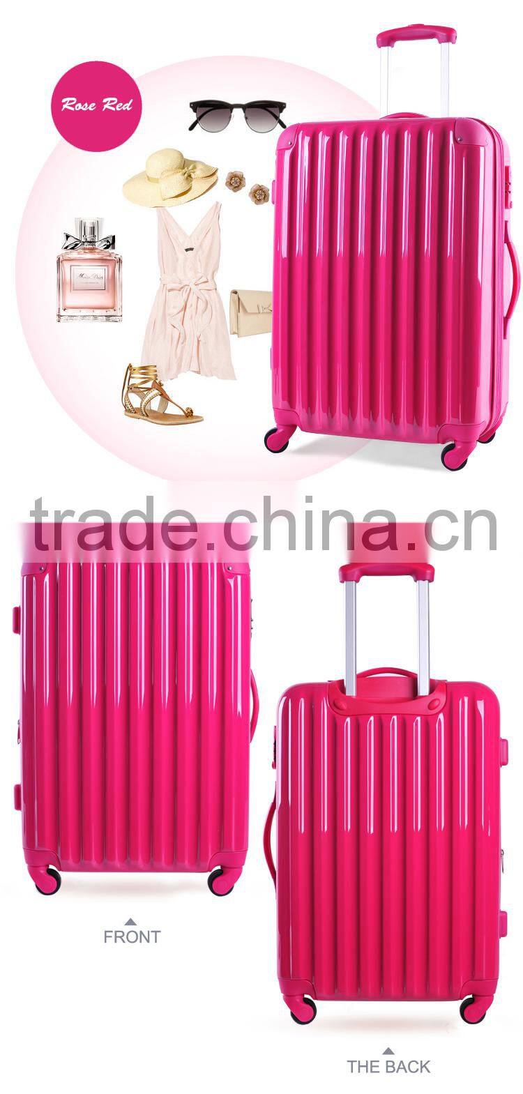 20"24"28" spinner lightweight unbeakable luggage trolley