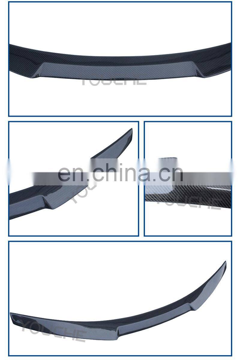 G20 M4 style carbon fiber rear trunk spoiler wing for BMW 3 series G20 2019+