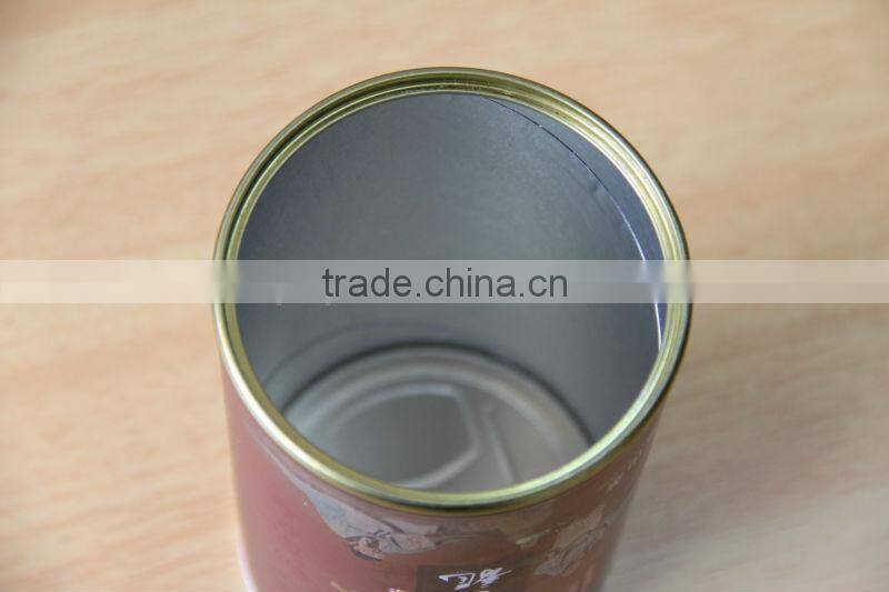 empty paper easy open tubes for baby milk powder