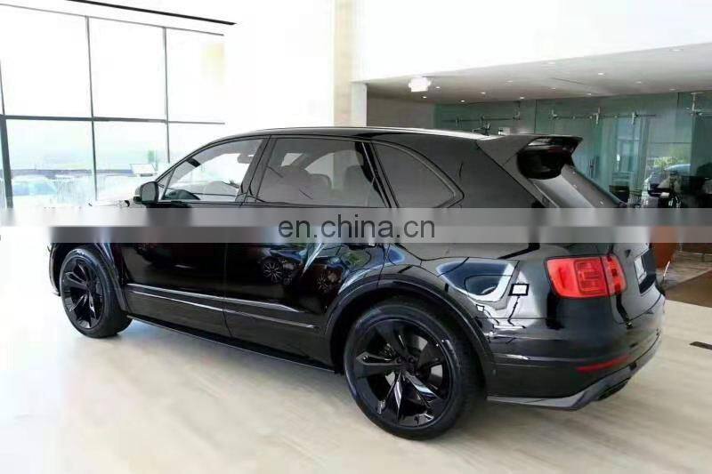 Runde Car Modification Limited Edition Body Kits For Bentley Bentayga W12 Carbon Fiber Front Rear Bumper Lip Side Skirt