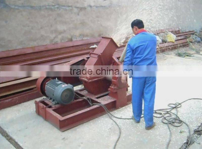 Yulong wood shredder chipper to shred wood logs diametter 25cm ,long 1m BLEECH HARD WOOD to 3mm sawdust from 22kw to 40kw max