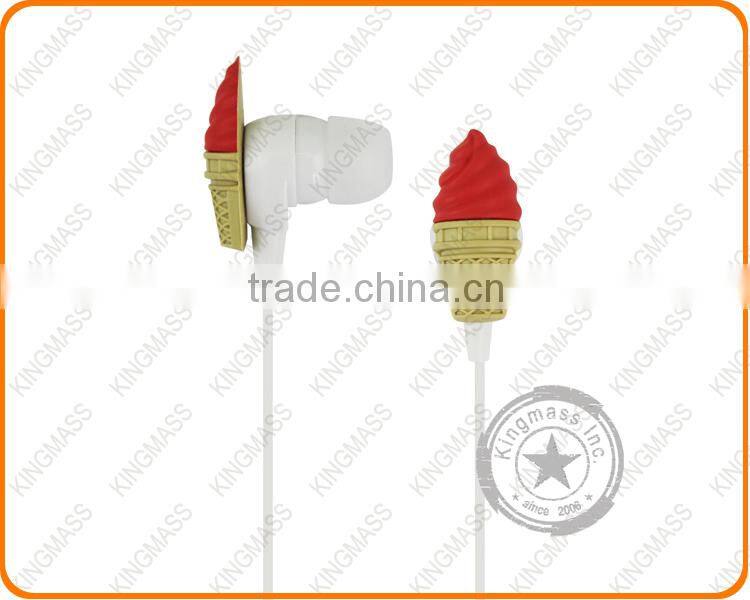 KINGMASS Novelty PVC logo Headphone hot new products