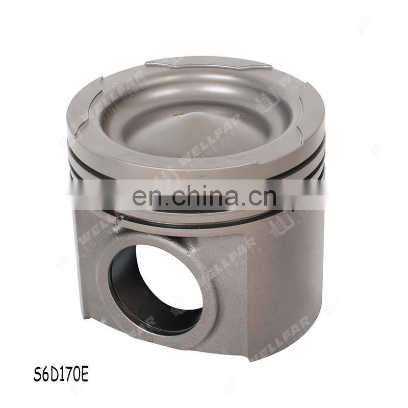 Diesel engine piston 6162-33-2120 6240-31-2111 for excavator S6D170