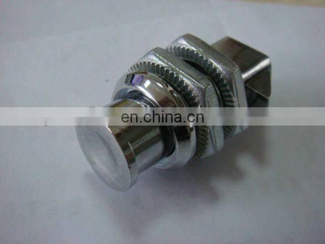 MS210 ZDC Matt Chrome Coated Tongue Cam Lock marine boxepush button sliding door cylinder cabinet cam slam lock