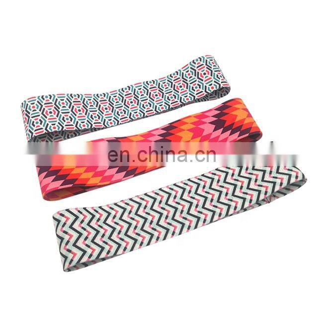Thick Custom Printed Marble Resistance Band Elastic band Set