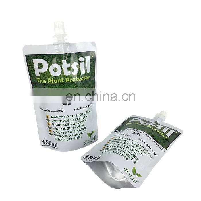 custom BIB liquid juice stand up aluminum foil wine pouches with tap spout