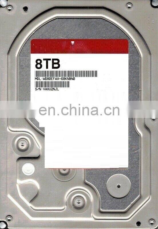 Original NEW 3.5 WD80EFAX WD80EFBX 8TB SATA 5400RPM SATA 6Gb/s 256M Cache 3.5" Red NAS Hard Drive