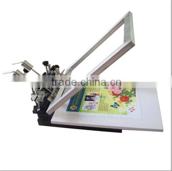one color manual silkscreen textile printing table