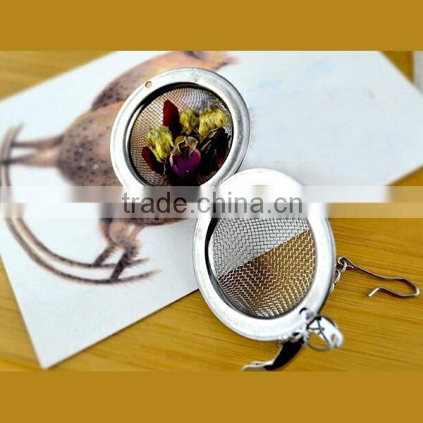 2016 New FDA approved 304 stainless steel mesh tea ball infuser bulk tea infuser S/M/L