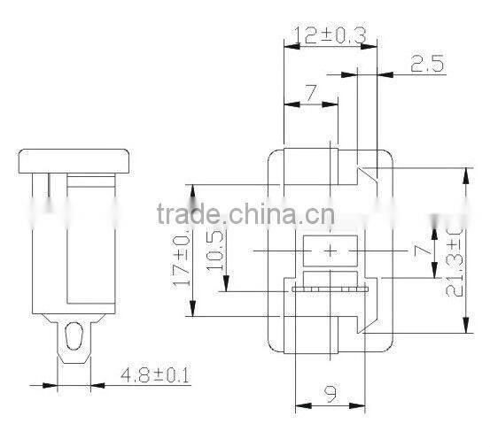 American 15A 125V male and female industrial plug and socket