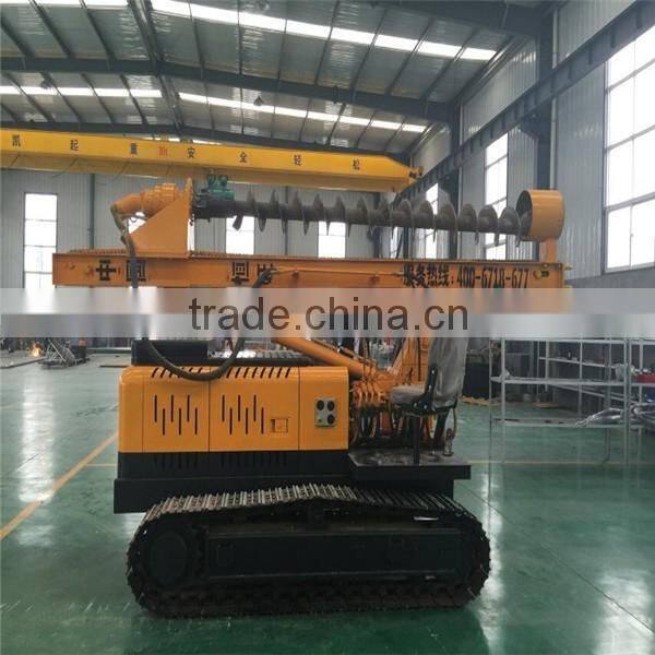 HWD - 300 crawler type 3 meters spiral pile driver photovoltaic (pv) driver
