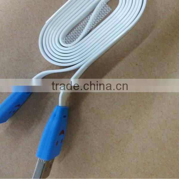 New 2015 LED Smiley Face Micro USB Cable for iPhone 6s 6G 5G