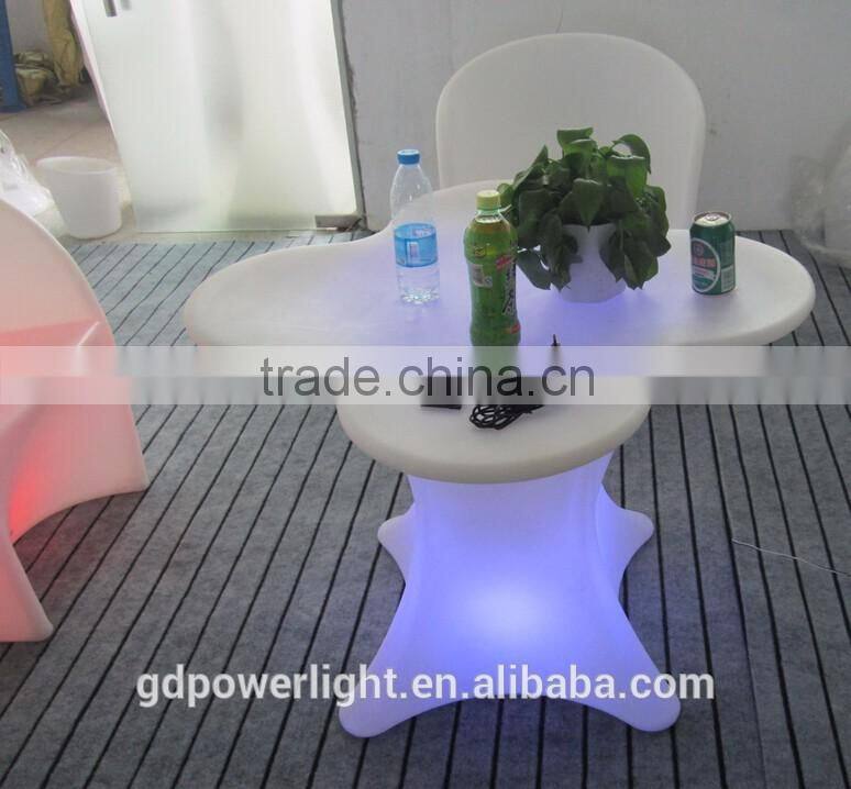 PE Plastic Bar Table with LED light and remote YXF-7871C