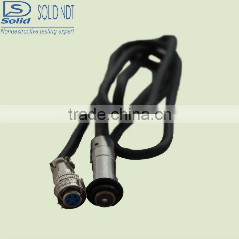 Solid coating thickness gauge magnetic induction eddy