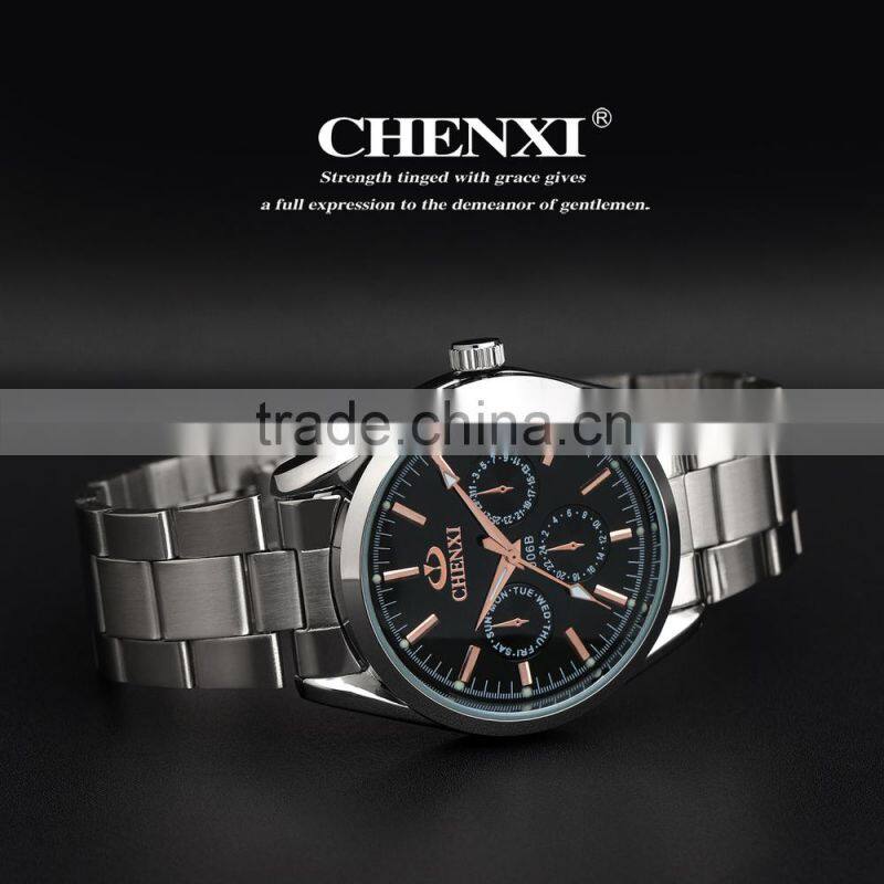 2016 High quality simple design stainless steel Quartz Mens Watch