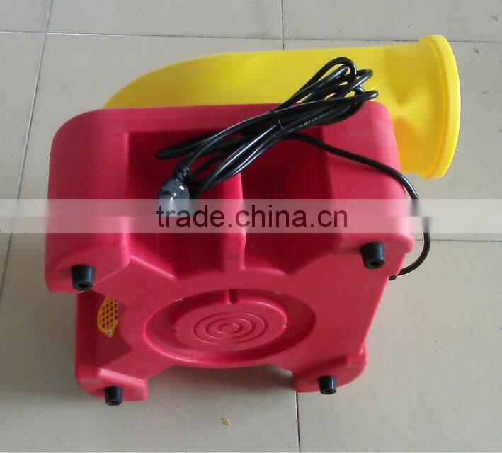 Centrifugal air blower for inflatable bouncers