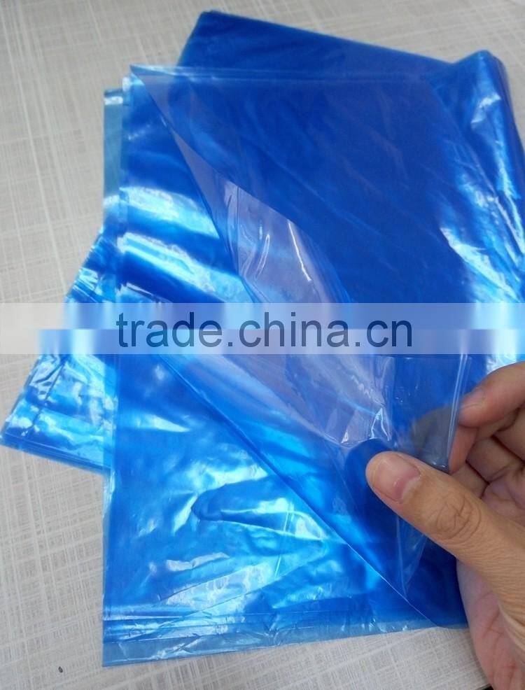 wholesale customized HDPE flat colorful plastic trash bag/garbage bag/disposable bag