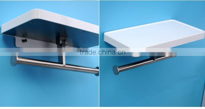 Mobile phone shelf with double roll Holders /toilet paper holders
