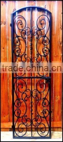wrought iron decorative wine cellar door,customized size,hand-forged door