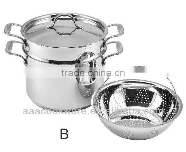 Geman Technologic Stainless Steel Pasta Pot
