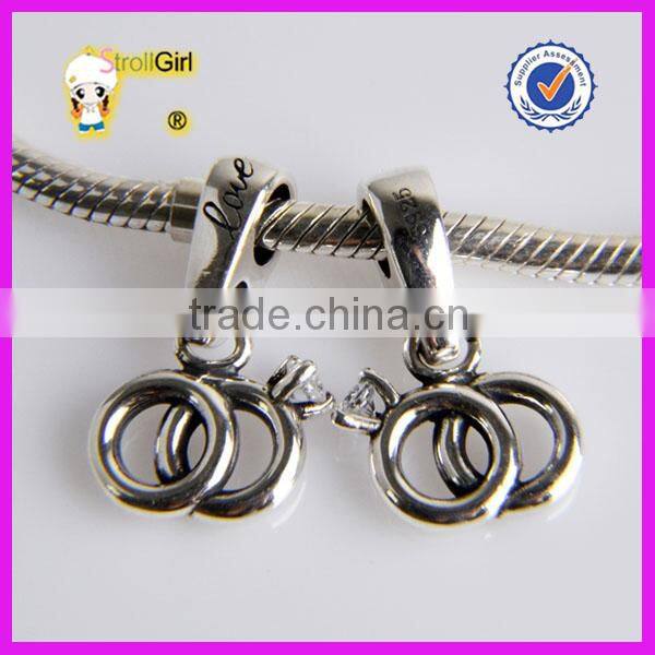 Jewelry On Line 925 Sterling Silver Gun Black Plated Dog Pendant Charm Beads