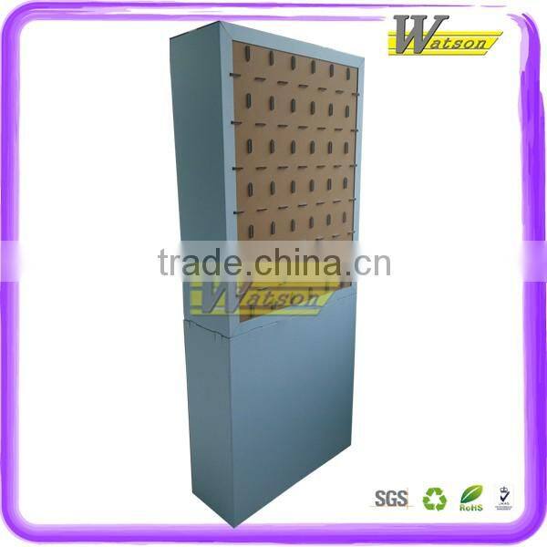 Strong structure custom cardboard compartment display rack for babies' bottles retail