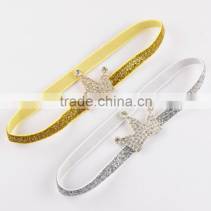 New baby crown Headband Toddler Headband baby diamond crown hair band wh-1747